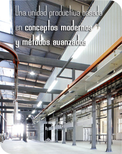 Unidad productiva basada en conceptos modernos y métodos avanzados